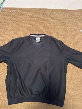 Vintage Callaway Men's V-Neck Sweater Pullover - Black
